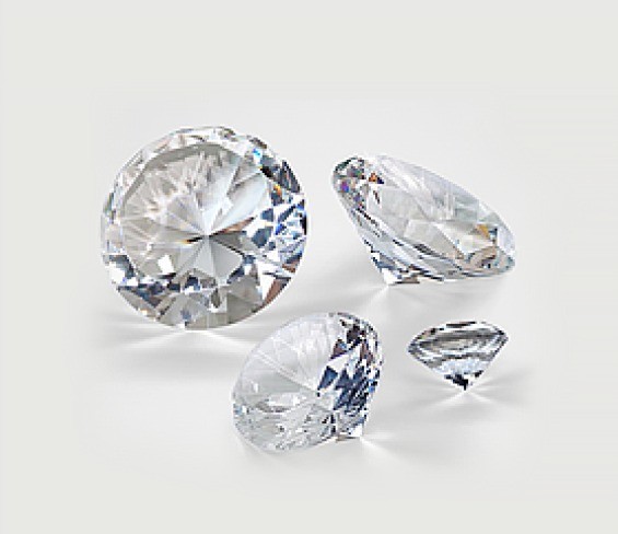 NATURAL WHITE DIAMONDS