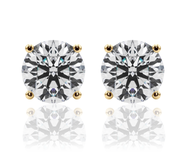 4 Prong Diamond Studs